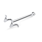 Wave Shaped Bone Nose Stud NSKD-380